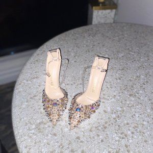 Azalea Wang Nude Popstar Jeweled Heel